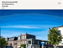 Tablet Screenshot of praktijkdewatertoren.nl